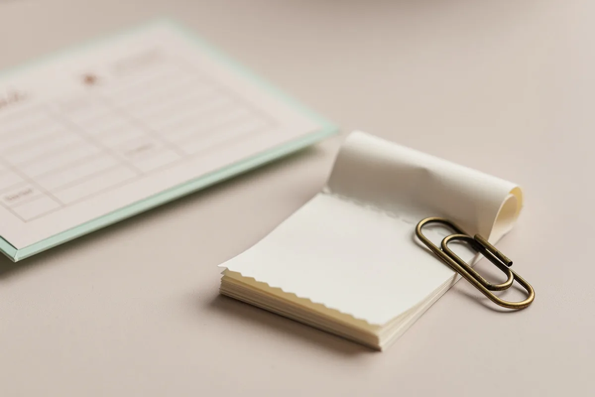Stimmungsbild: Taschenrechner und Notizbuch auf hellem Hintergrund – symbolisch für Budgetplanung.