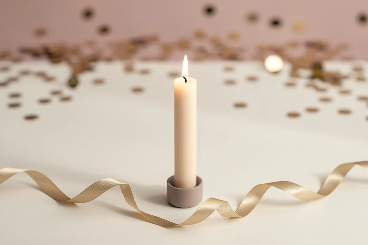 Festliche Gold- und Champagner-Töne mit dezenten Jubiläums-Assoziationen, ohne erkennbare Personen – symbolisch für einen runden Geburtstag.
